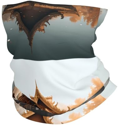 WZYWHJ Petit pavillon sur le lac imprimé multifonctionnel foulard de sport bandeau, masque facial, bracelet