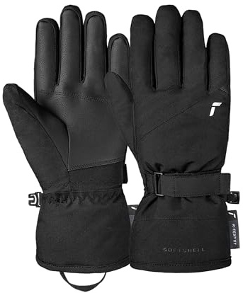 Reusch Alena R-Tex XT - Guantes de esquí para Mujer, Impermeables, Resistentes al Viento, Transpirables, cálidos y Suaves, compatibles con Pantalla táctil, Guantes térmicos Softshell para esquí e