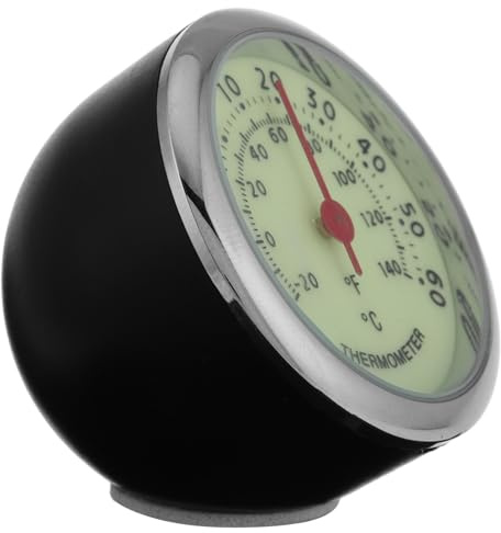 VALICLUD Thermomètre pour Voiture, Affichage de Différence de Température, Design Compact, Alliage Plastique, pour Véhicule