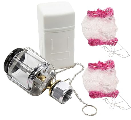 TOYZFRIENDY Tragbare Propangaslampe mit Nylon und Plastik Gaslaterne mit Kupfer und Edelstahl Zeltlaterne für Camping für Outdoor Beleuchtung für Gas und Amerikatank