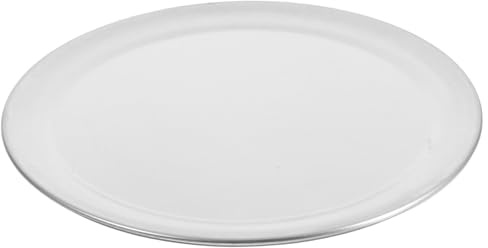 CIYODO Bandeja para Pizza de Acero Inoxidable con Superficie Antiadherente Resistente al Calor para Hornear Pizzas Verduras y Carnes Horno para Cenas Familiares y Reuniones