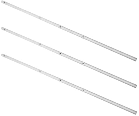 GALPADA Aste da Calcio Balilla 6Mm 41,5Cm in Ferro 3 Pezzi Maniglie Ergonomiche Accessori per Calcio Balilla da Tavolo per Ragazzo Ragazza e Adulti Allenamento e Divertimento