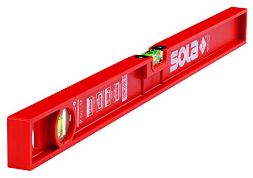Sola 1410501 P 40 Niveaux à bulle en plastique, Rouge, 40 cm