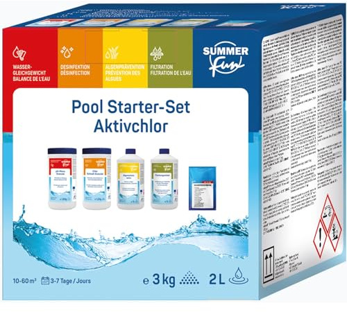 Summer Fun Starter Set Wasserpflege-Grundausstattung Chlor-Methode - 5,2 kg
