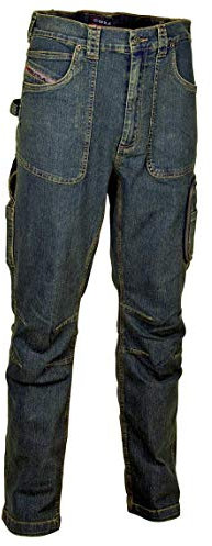 Cofra V152-0-00.Z62 - Pantaloni da lavoro Barcelona, blu, taglia 62
