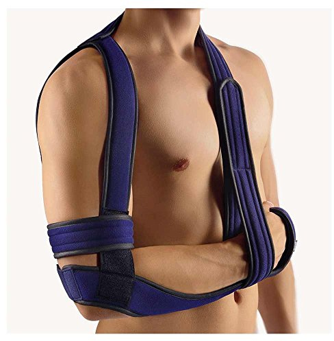 BORT Schulter-Arm-Bandage OmoBasic® nach Gilchrist, Gr. 0-small, blau