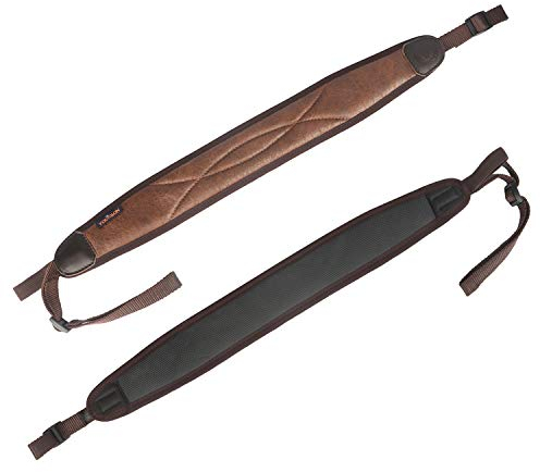 Tourbon Gewehrgurt aus weichem gepolstertem PU und Leder