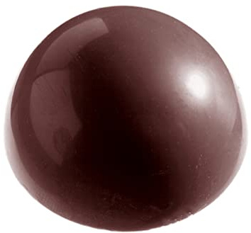 CW2253 Chocolate World Professional Polycarbonate Half Sphere Ø 70mm Mould Designer Belgium Chocolatier.