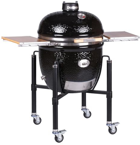 Monolith Kamado Grill LeChef Pro-Serie 2.0 – Black mit Gestell