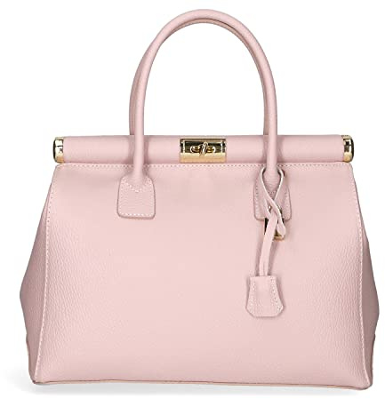 Chicca Borse Borsa Donna a Mano Pelle con Tracolla Bauletto