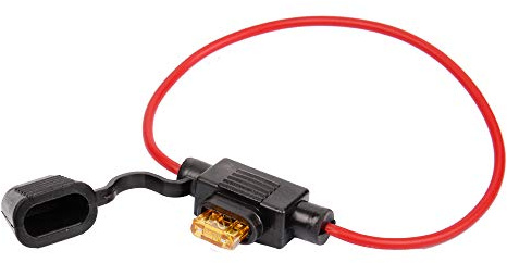 HUIQIAODS Inline-Sicherungshalter, 12 V, 5 A, ATM/ATC, wasserdicht, Mini-Flachblatt, für Auto und Auto