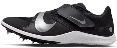Nike Rival Jump DR2756-001 Black-Metallic Silver Track & Field Jumping Spikes 10 US
