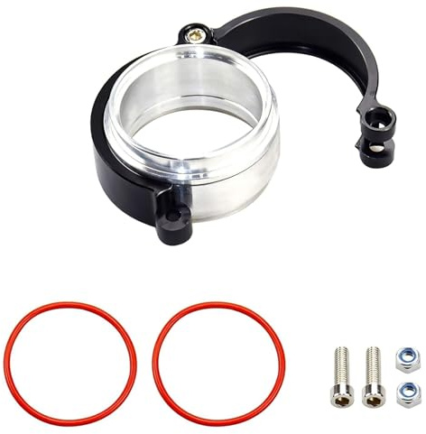 Morsetto V-Band del morsetto della lega di alluminio con la flangia, 3''/76mm morsetto del tubo dell'intercooler di aspirazione