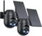 Security Camera Outdoor Wireless - Solar Camera House Security 360° PTZ Battery Operated CCTV VIMKIM Camera Pir Motion Detection 2-Way Audio Colorful Night Vision IP65 Weatherproof