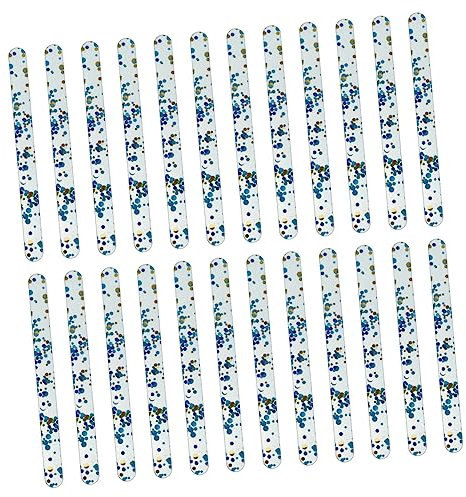 CIYODO 50stücke Acryl Eisstiele Diy Bastelstäbchen Eiscreme Eisstiel Diy-form Eisstiel Diy-werkzeug Bastelstäbchen Diy-stäbchen