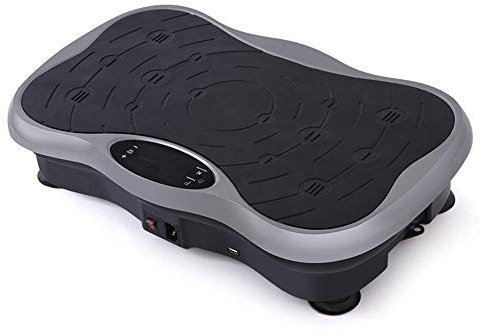 Vibrationsträningsmaskin Fitness Plate Power Vibrationsplatta Fitness Vibrationsmaskin med Display Fjärrkontroll för hemmakontor och gym Tappa fett i ton hemma