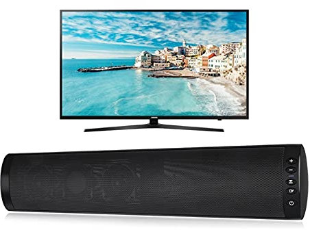 Colonna Portatile Wireless Bluetooth Altoparlante a Parete Soundbar Soundbar Sound Bar Home Theater Music Stereo Support TF USB. per PC.