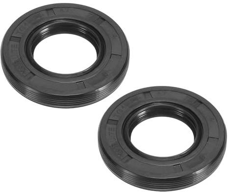PATIKIL 2 Stück TG4 Radialwellendichtring 25 x 47 x 7mm Wellendichtring Nitrilkautschuk Dichtungen für Lagerwellenölpumpen Motoren, Schwarz