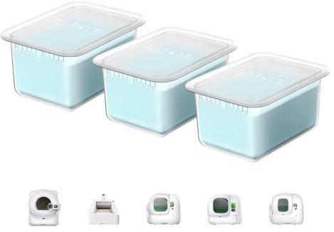 PETKIT N60 Geruchsvernichter für Purobot Ultra/Purobot Max Pro 2/Purobot Crystal Duo Selbstreinigende Katzentoilette, Geruchskontrolle (3 Stück)