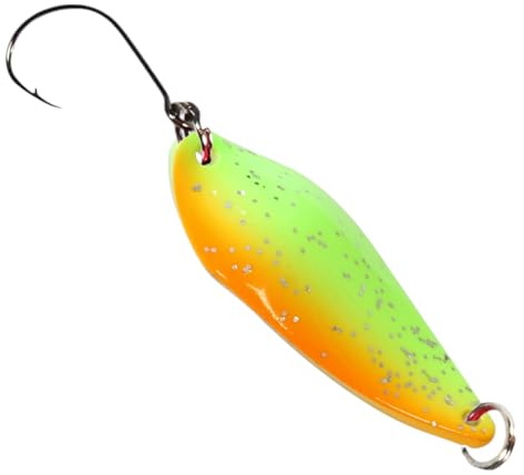 SEABUZZ Mini Barsch & Forellen Spoon Fury 4g 33mm Raubfisch Angeln Köder | Forellenköder Barschköder - Angelhaken - Forelle Blinker - Sport Fischköder - Kunstköder - Wobbler - Angelzubehör