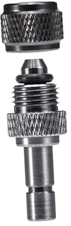 Aquaristik Aquarium Schlauchadapter, Verbindungs- und Reduzierstück Mit Überwurfmutter, für 4 X 6 Mm CO2 Airline Schläuche, Luftpumpenzubehör, Gewinde, Male Type B
