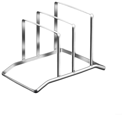 Support de rangement pratique pour planche à découper en acier inoxydable (A)