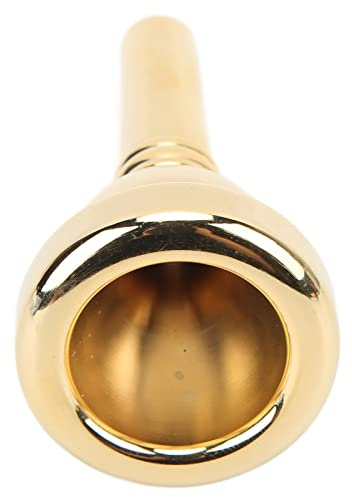 Badafaci Embouchure de Trombone pour Trombone Alto, Accessoire en Cuivre de qualité Supérieure avec Son Stable, Installation Facile pour les Musiciens (GOLD)