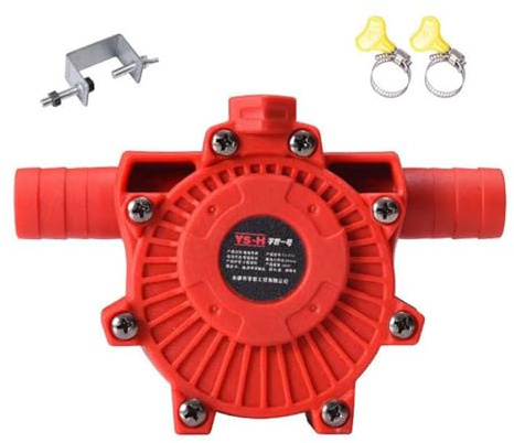 JunZheHub Elektrische Bohrmaschinenpumpe Mini Handpumpe Flüssigkeitsumfüllpumpe Aus Temperaturbeständigem Material mit Vielseitigem Einsatz für Camping Outdoor, Stil B