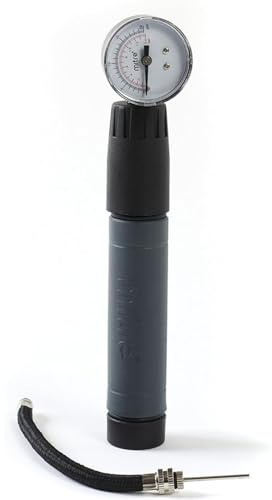 Mitre Pumpe mit Druckmesser | Luftpumpe Ballpumpe, Grau, Einheitsgröße