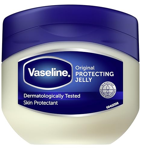 Vaseline Original Protecting Jelly con gelatina di petrolio per pelli danneggiate e secche dermatologicamente testata, 100 ml, 1 pezzo