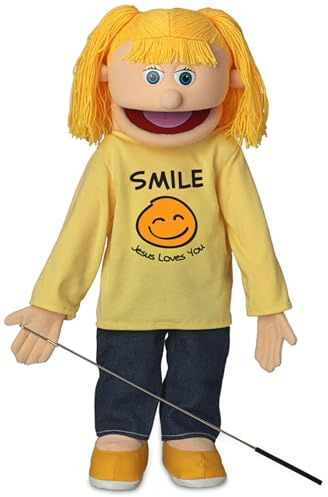 Smile Jesus Loves You | 25 Full Body Girl Puppet by Silly Puppets