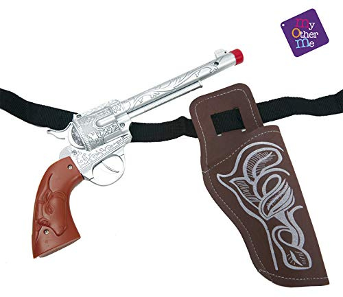 viving Kostüme viving costumes201508 Revolver mit Holster (30 x 10 cm, One Size)