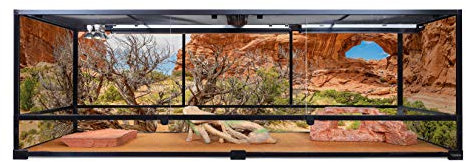 Carolina Custom Cages Terrario, Giant profonda 72Lx24Wx24H alto; Facilità di montaggio - porte in vetro, pannelli e ferramenta Solo, Box 2 2
