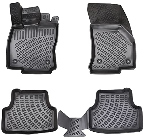 Elmasline 3D Gummimatten Set für KIA Sorento I 2002-2009 | Extra hoher 5cm Rand