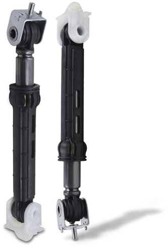 Lot de 2 amortisseurs de roue de rechange pour Bauknecht 481252918063 Amortisseur de vibrations avec alésage de 10 mm pour machine à laver Bauknecht