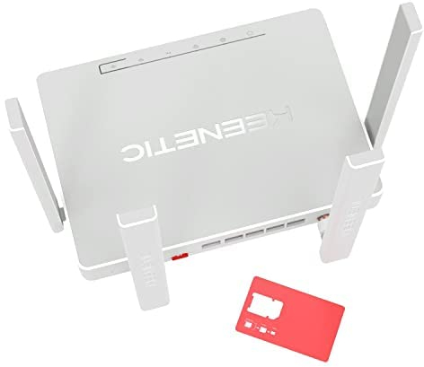 Keenetic Hero 4G+ AX1800 Mesh-WLAN-6-4G+-Modem-Router mit einem 4-Port-Gigabit-Smart-Switch und USB-3.0-Port