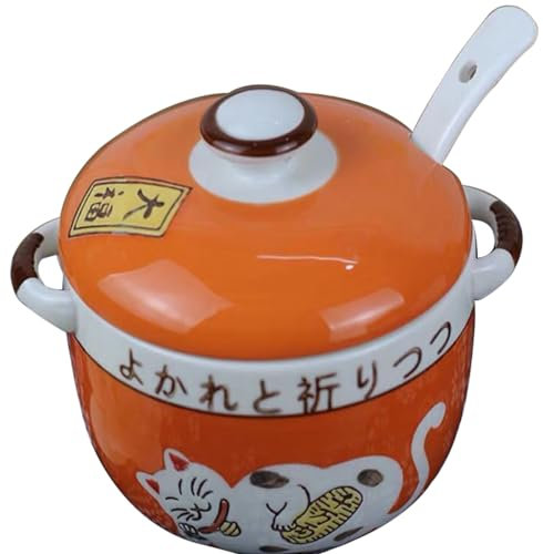 DOCIM Sucrier Japonais avec Le Couvercle, Mini sucrier, Pot d'épice de récipient de Sucre, pour Le comptoir de Barre de café,#a,S