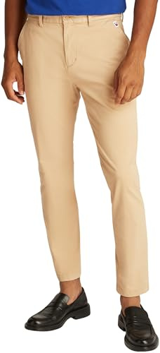 Tommy Jeans Herren Chino Hose Austin Stretch, Beige (Gentle Gold), 36W/30L