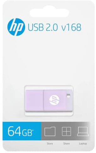 Memoria USB HP X168 Lila 64 GB