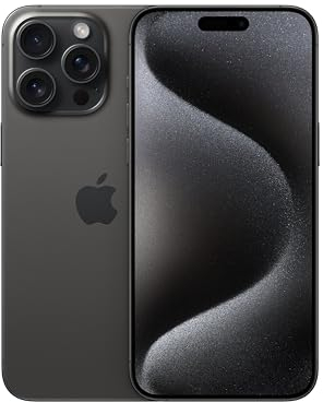 Apple iPhone 15 Pro Max 512 GB - Titan Schwarz (Generalüberholt)