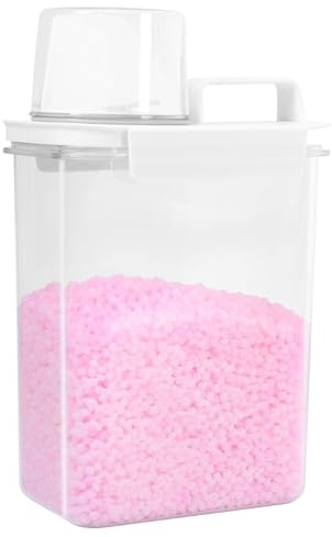 1 st 1 800 ml förvaring av tvättpulver, förvaring av tvättmedel, tvättmedelsbehållare för sköljmedel, risförvaringsdispenser, husdjursfoder