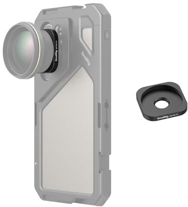 SMALLRIG T-Mount to 37mm Threaded Lens Adapter Ring for Samsung S24 Ultra mobile video cage 4601 and for Phone Cage with T-Mount - 4603