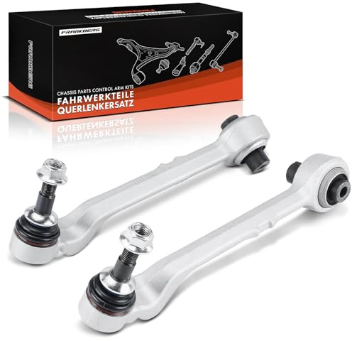 Frankberg 2x Querlenker Radaufhängung Vorne L+R Unten Replace# 31126786204 | Kompatibel mit BMW 3er E90 Touring E91 Coupe E92 Cabriolet E93, 1er E81 E87 Coupe E82 Cabriolet E88, X1 E84; Aluguss