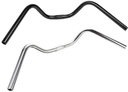 Sosoport 2stücke Retro Fahrradlenker Aus Edelstahl Für Mountainbikes Und Rennräder Gebogener Lenker Für Außenbereich Praktisches Fahrradzubehör Mit Langer Lebensdauer