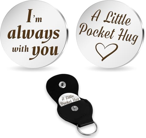 Pocket Hugs for Friends Dad Mum Grandma Grandad Gifts for Class Inspirational Gift Friend Her Bff Thank You Appreciation Gifts for Teacher Birthday Valentines Thanksgiving Graduation Gifts Kids