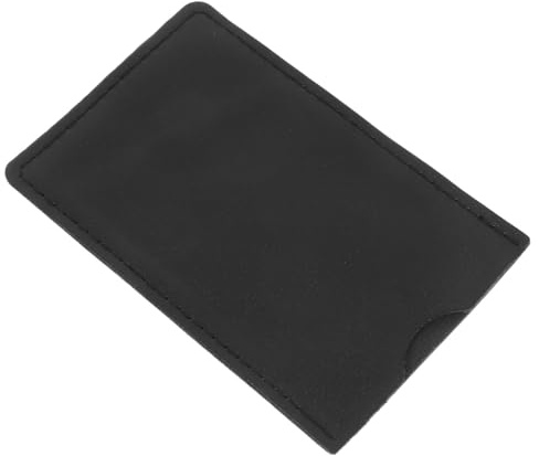 POPETPOP Faltbarer Bartkamm Holz Styling Kamm Pu-Leder Aufbewahrungsetui Schwarz Tragbare Kamm Tasche Für Bart Und Schnurrbartpflege Hoher Schutz Und Einfache Nutzung