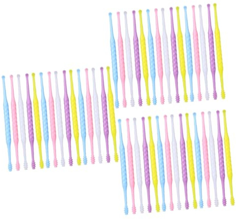 VALICLUD 3 Sätze Ohrenschmalzreiniger Werkzeug Scoop Ohrstöpsel Wachsentfernung Reinigung Plastikgriff Ohrlöffel Entfernung Von Ohrenschmalz Mit Ohrenschaufeln Plastik Abs 20 Stück * 3