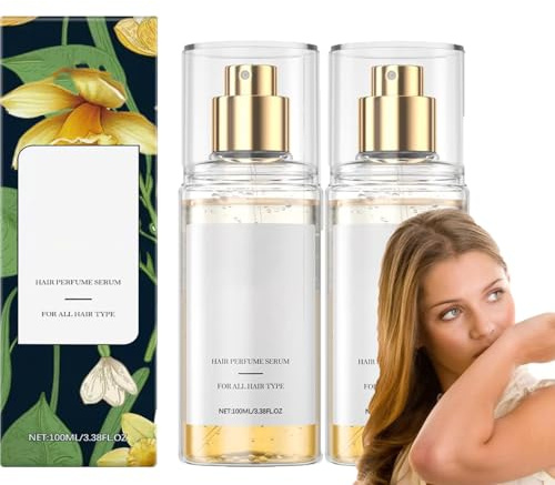 Spray perfumado para el cabello para mujeres, perfume para el cabello para mujeres de larga duración, niebla ligera y duradera, hidratante y refrescante. (2 unidades)
