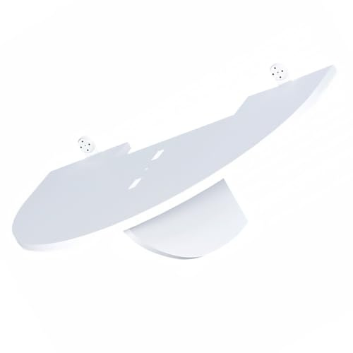 HINTRMENT Supporto per Videoproiettore da Parete in Pvc Bianco, Mensola senza Fori per Proiettore, Mantiene la Casa Ordinata e Previene Urti, per Soggiorno