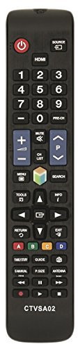 Common TV CTVSA02 - Mando a Distancia Universal (Compatible con Televisores Samsung) Color Negro